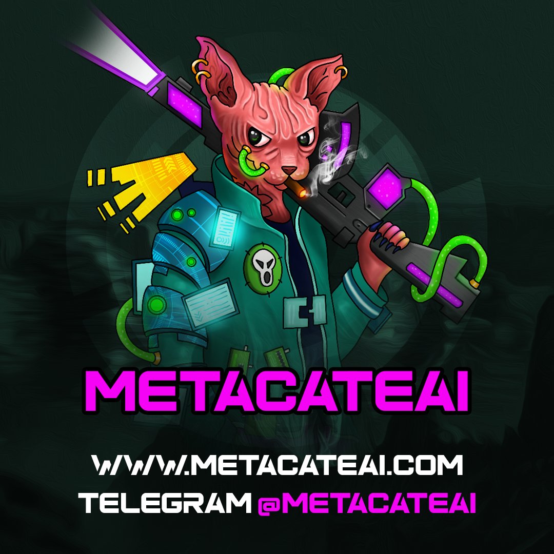 MetaCateAIToken's tweet photo. Unlock moonshot potential with @MetaCateAI
 ! #METACATEAI - A community-driven marketing focused memecoin! https://t.co/tfsrd1OQfu