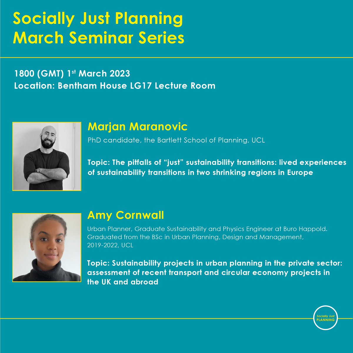 Starting at 6pm today!   #planning #ucl <a href="/TheBartlettUCL/">The Bartlett</a> #London
