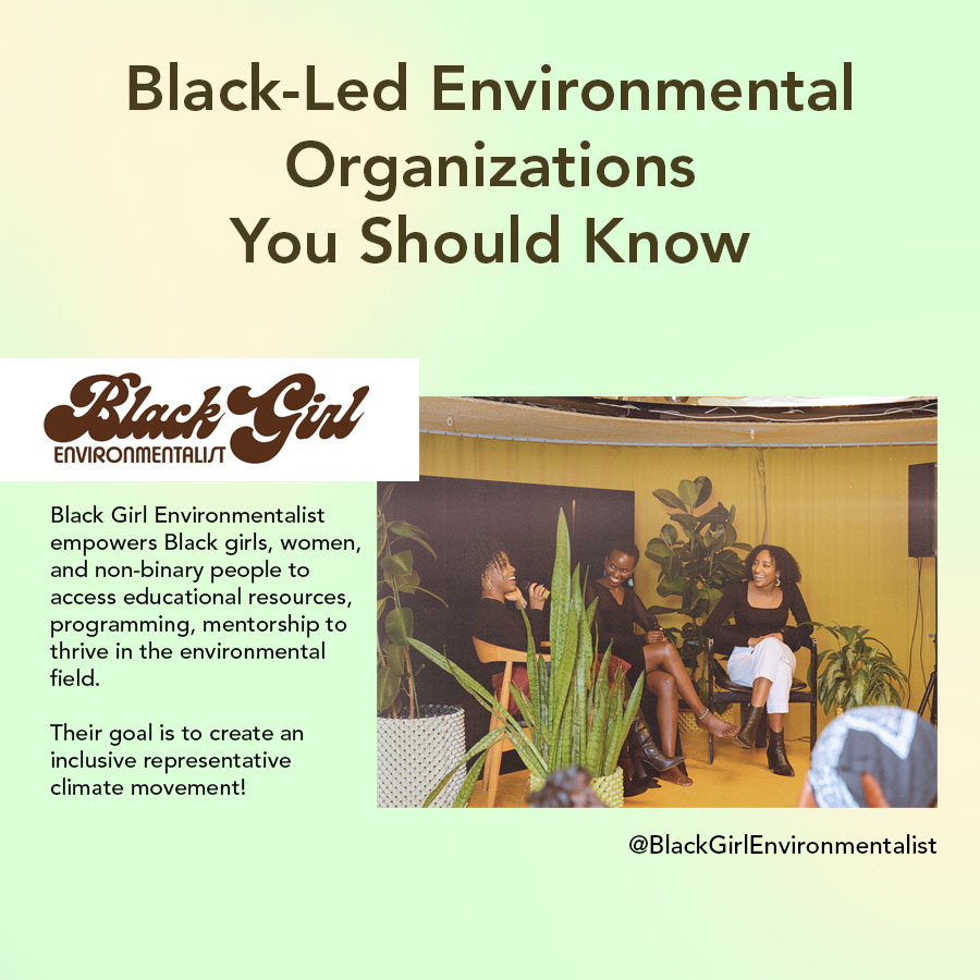 ProjectTsehigh's tweet photo. Black communities are disproportionately impacted by #environmentalissues. These organizations are fighting to bring more #Blackvoices to the table to solve these pressing issues. 

#BlackHistoryMonth may be over, but these organizations should be recognized throughout the year! https://t.co/xXxMehSmBI