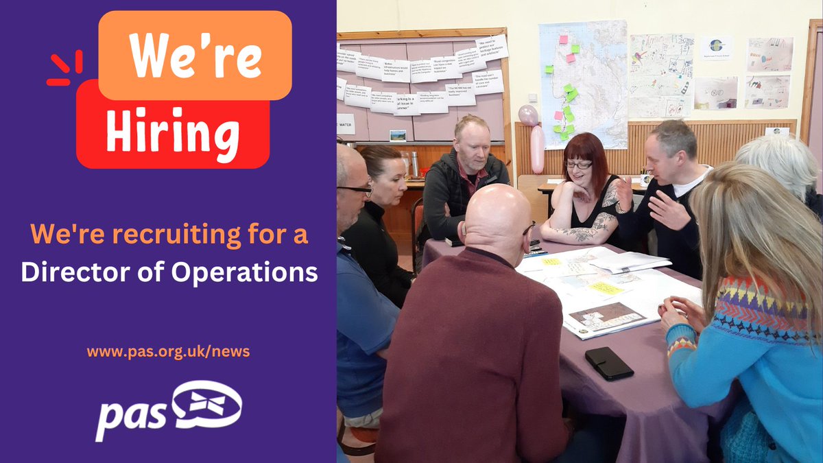 We're now recruiting for a newly created post of Director of Operations. The successful candidate will help us drive forward innovation and delivery, both within PAS and with our external partners. Could this be you? Find out more at pas.org.uk/news/directoro…