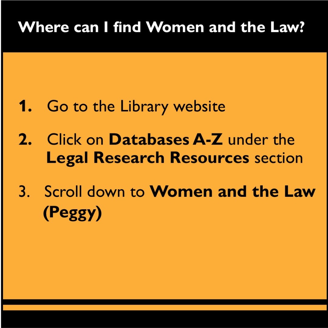 BurgerLibrary's tweet image. To celebrate the first day of Women&apos;s History Month, we are highlighting @HeinOnline&apos;s Women and the Law (Peggy) database!

Check out our blog for more information: ow.ly/NhmC50N6aQl