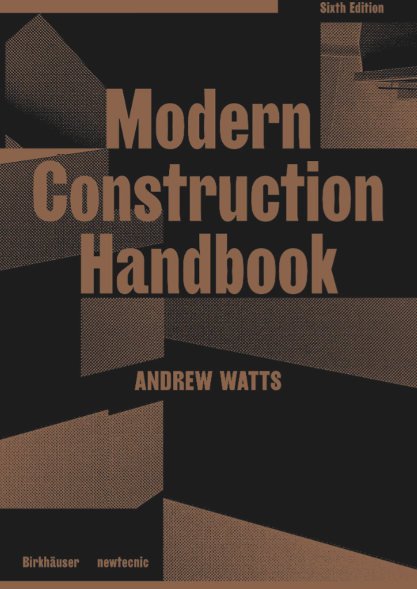 NEW BOOK The Modern Construction Handbook, as a primer Handbook to building design, has become a classic of advanced construction literature. It's now out in its 6 edition, available at your favorite book store!

birkhauser.com/books/97830356…