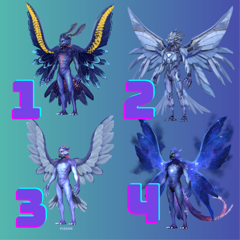 PlayNebulae's tweet photo. EXCITING NEWS: #Characterskins are now in production! We have started with the Tilia, to define how much each skin can vary from the original model and character!
Which skin
- would you play with? 1๏ธโฃ 2๏ธโฃ 3๏ธโฃ 4๏ธโฃ
- would you pay for? 1๏ธโฃ 2๏ธโฃ 3๏ธโฃ 4๏ธโฃ
#gamerfeedback #IndieGameDev https://t.co/Zpe4Ji0Ivq
