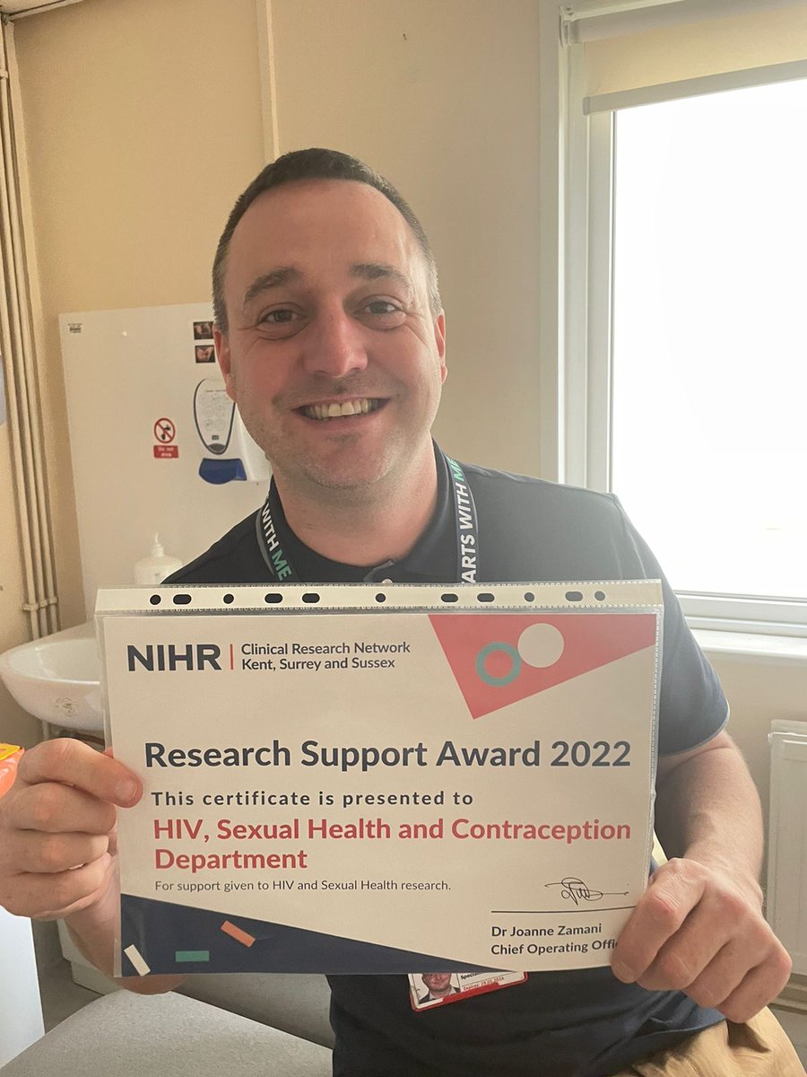 Can I get a whoop whoop! @lawson_unit rocking it for #research @NIHRCRN_kss #KSSResearchSupportAward22