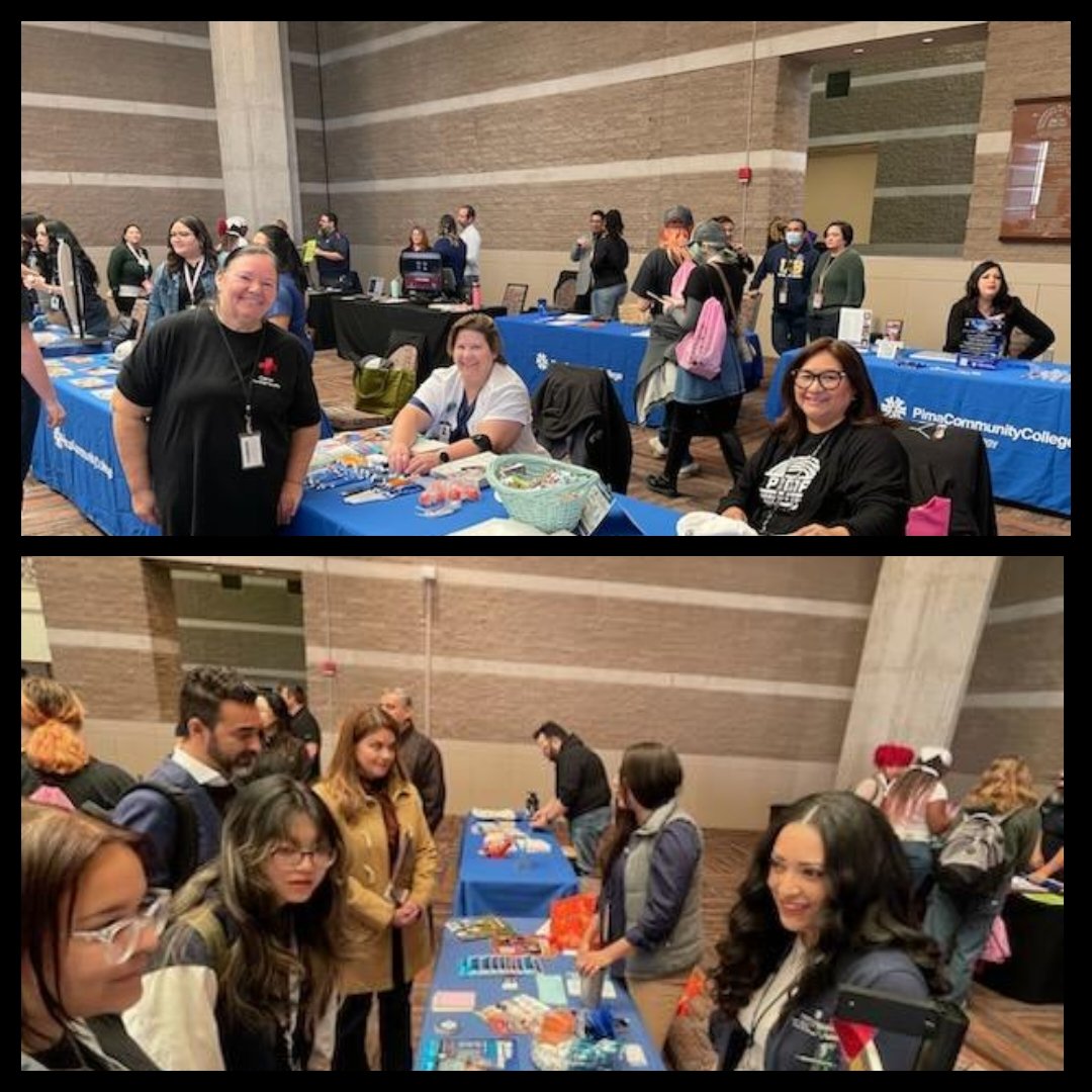 PCCCareerSvcs's tweet image. Look who is at SheTech today! SheTech is for high school girls &amp;amp; has activities in STEM alongside women professionals.
Thanks to our own Robert Ramirez for organizing all that Pima blue out there! #EECS #pimaccworkforce