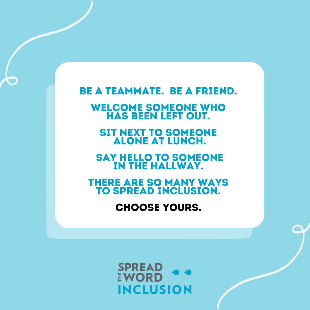 Today is Spread the Word>>Inclusion day, an event organised to end discrimination and exclusion faced by people with intellectual and developmental disabilities, and replace it with inclusion. Will you take the pledge? 
bit.ly/3KLZ28I #pledgetoinclude <a href="/PledgetoInclude/">Spread the Word</a>