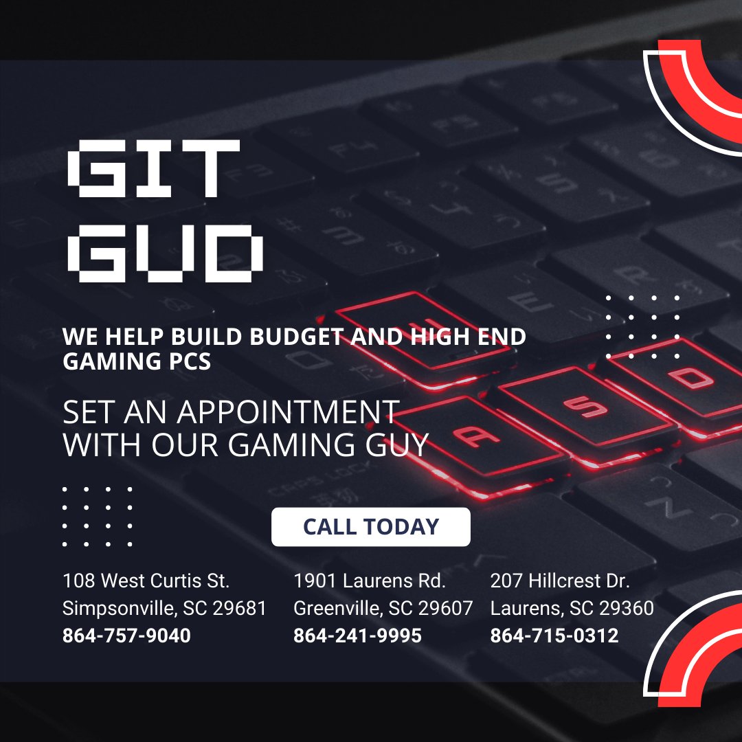 TheTechStoreSC's tweet image. 🎮👨‍💻 Comment your favorite video game for 10% off a gaming machine build session!