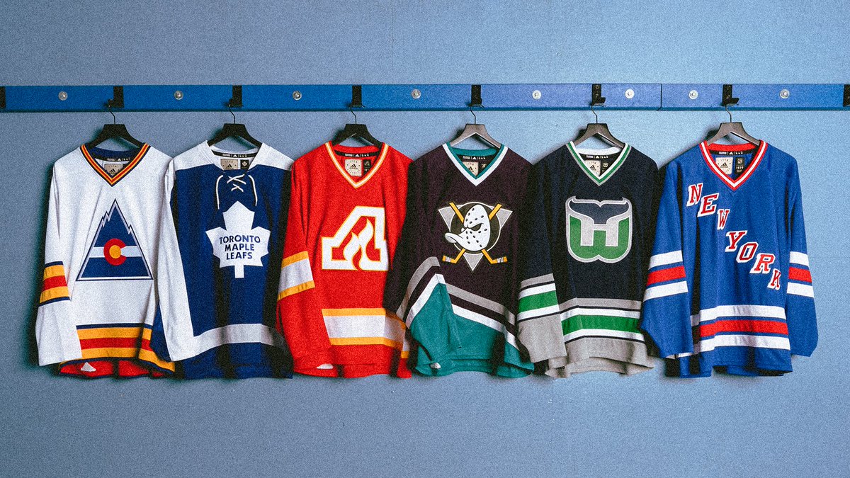 Take a trip down memory lane 💾 Broke open the time capsule to bring back six Team Classic jerseys from throughout the league's history. Tier 3 adiClub members have early access NOW at adidas.com. Available to everyone on 3/3. #adidasHockey