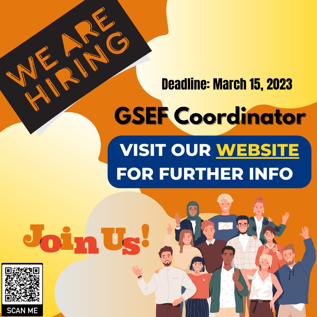 GSEF is looking to hire a new Coordinator. If you are enthusiastic about student-driven initiatives, and you want to contribute to the graduate student community at the University of Waterloo, you should not miss this opportunity. Apply for GSEF Coordinator Role!