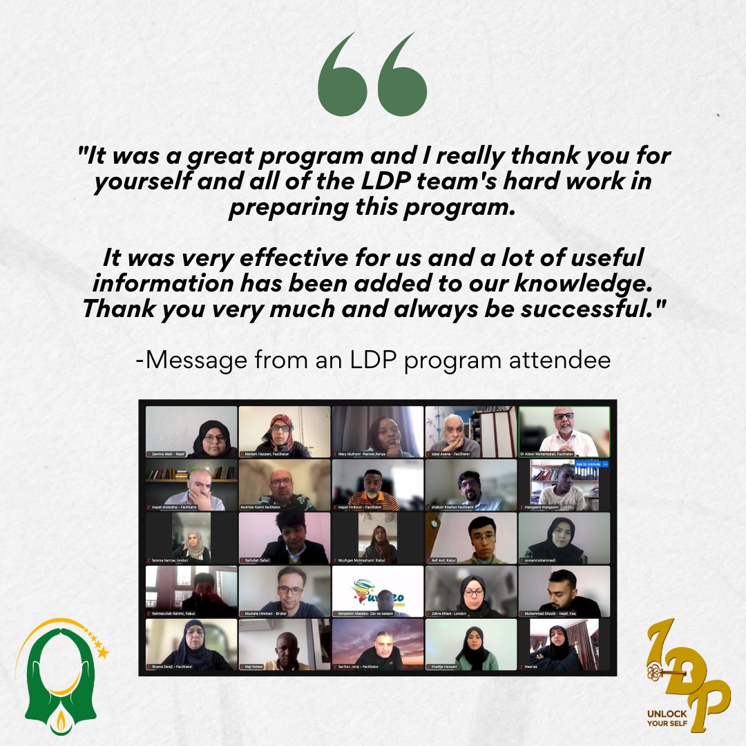 LFTrust's tweet photo. A special thank you to all our facilitators and the attendees who tuned in all the way from #Afghanistan to #Zanzibar for the 2nd #LDP program 🙏🏼

https://t.co/GrOdm0gnkD

#leadershipdevelopment #digitaldivide #lft #lftrust #training #leadershipprogram #thelftvision #education https://t.co/s9G775roRc