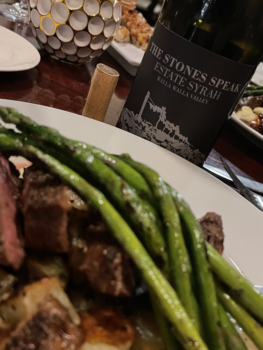 About last night. Steak and <a href="/Saviah/">Saviah Cellars</a> Syrah 😋