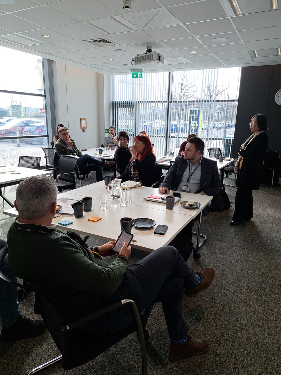 Great morning <a href="/CatalystNI_/">Catalyst</a> with my @Belfastcc #SmartBelfast colleagues &amp; key stakeholders discussing the opportunities for collaborative digital innovation &amp; how this can be undertaken with citizens through the development of (CODI) Citizen Opportunities for Digital Innovation