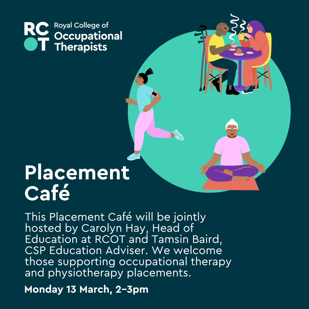 ☕ We're excited to be joined by @BairdTamsin, @thecsp Education Adviser, at our next Placement Café. Join us to share your practice, problem solve your challenges and bring your innovative ideas to life. 🗓️ Monday 13 March, 2–3pm 🔗: loom.ly/g9dRm1g