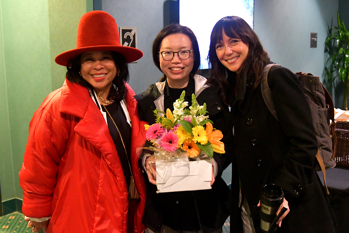 UCLACSW's tweet photo. Thank you to all who attended CSW's 33rd #ThinkingGender Student Research Conference! 
Special thank you to our graduate panelists, volunteers, cosponsors, moderators, and our wonderful speakers
@AgingSuperModel @raultishness @CelineShimizu! https://t.co/9leZLNqap8