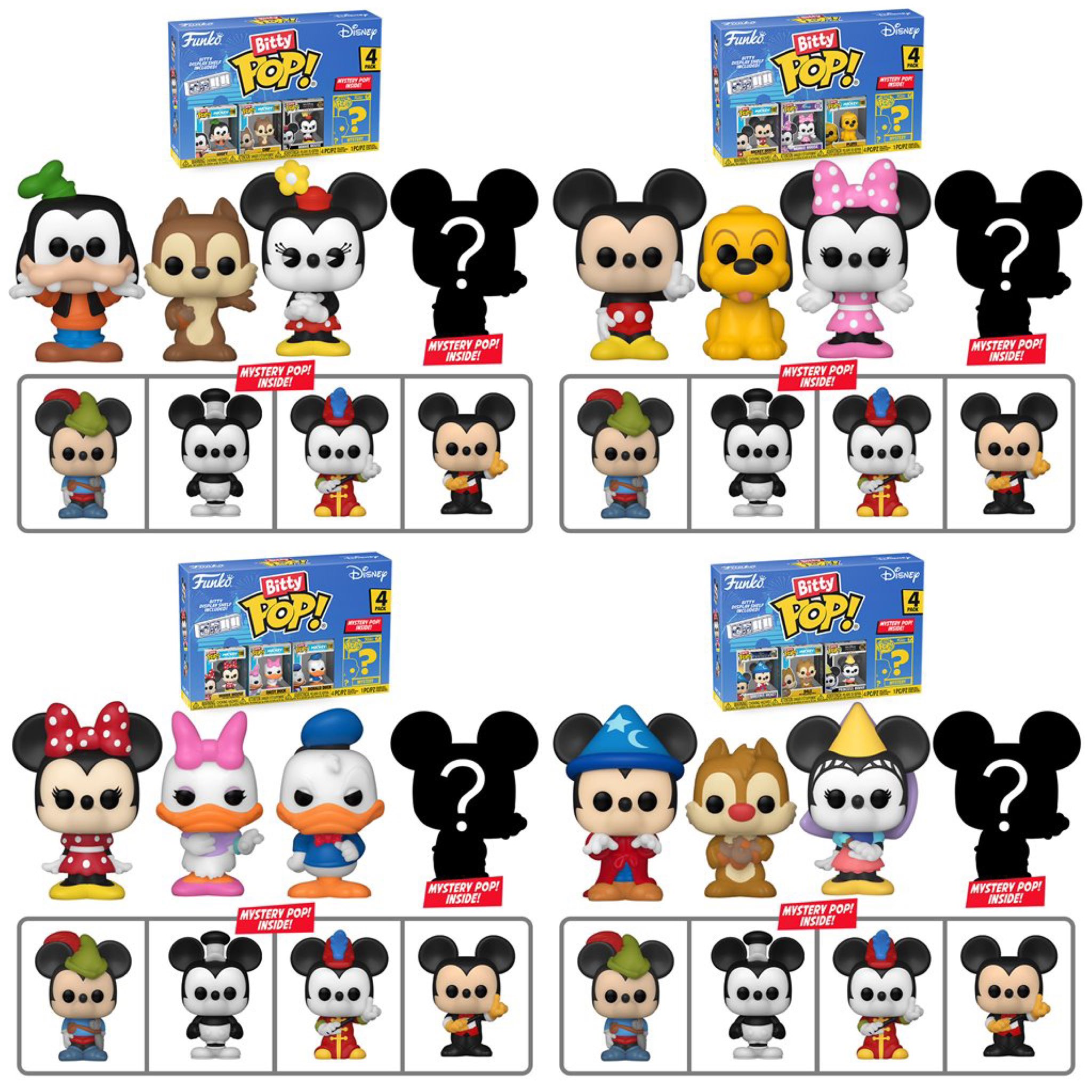 Funko Bitty POP Disney Mickey Multicolor