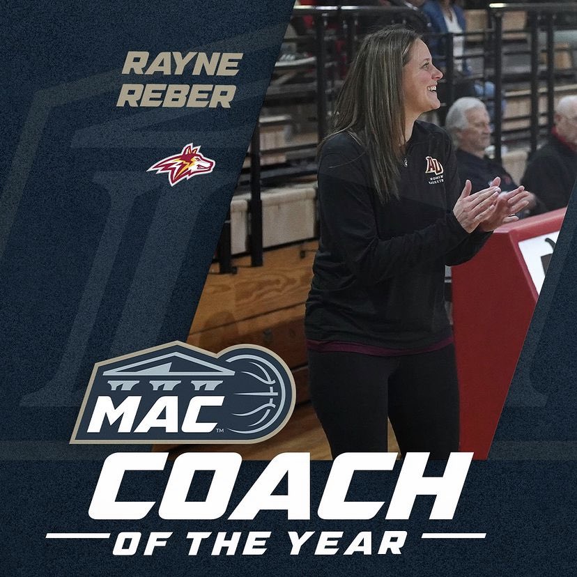 Congrats to Coach Reber for being named the MAC Coach of the Year. Reber has turned around the program. When Reber took over Alvernia was coming off a 3 win season. Alvernia is now concluding its winningest-season since 09-10 & most Conference wins in a season.