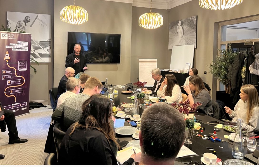 MGCAgency's tweet image. Our Managing Director @Chris Caroll spoke today at @Digital City's Accelerator cohort. 

He was able to offer his professional knowledge on starting and growing a business, commissioning development organisations, and IP management.

 #digitees #teesvalley #sme #teeside