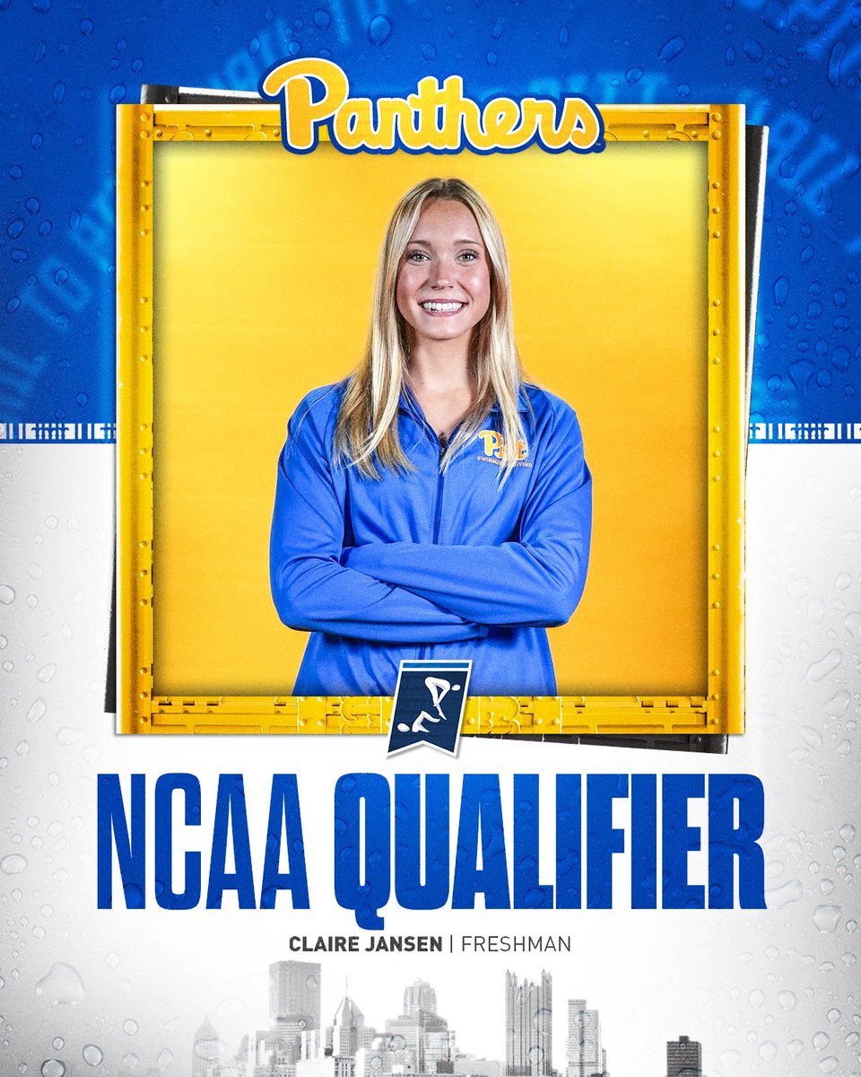 Pitt_SWIM_DIVE's tweet photo. NCAA Championship Bound 👏

Full Details ➡️ https://t.co/H8eL8CTgH2 https://t.co/KNK3qY3HBV