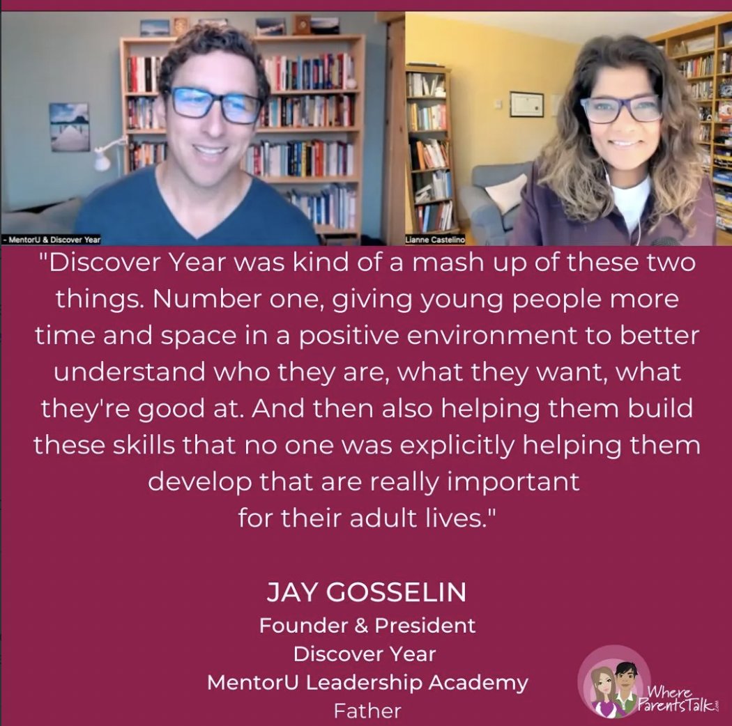 Parents_Talk's tweet photo. Completing high school does not always lead directly to university or college.

@mentoru_jay of @discoveryear discusses other options with @liannecastelino 

#Podcast &amp; #video 

https://t.co/wKGogkAMR4 

#parentingtips #gapyear #education #highschool https://t.co/jsdric2oFD