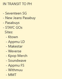 brokeklub's tweet photo. #BKPHUpdates

[BOX 23 - IN TRANSIT TO PH]

Listed on the second photo are the items included on this box! Will continuously update until the box arrives in our address.

DM us if you have any concerns! https://t.co/bcZ9CMdqUp