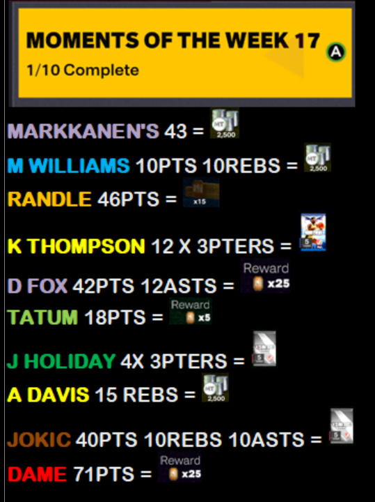 Soxygamer's tweet photo. @NBA2K_MyTEAM @NBA2K
#2kcommunity #momentsoftheweek https://t.co/vewhfOmiav