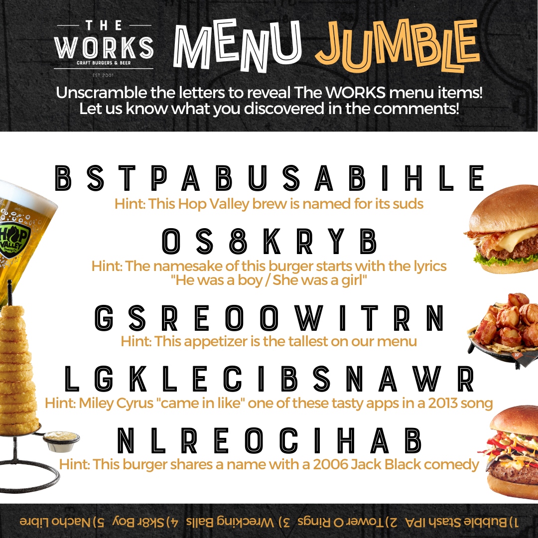 THE WORKS Craft Burgers & Beer tweet media