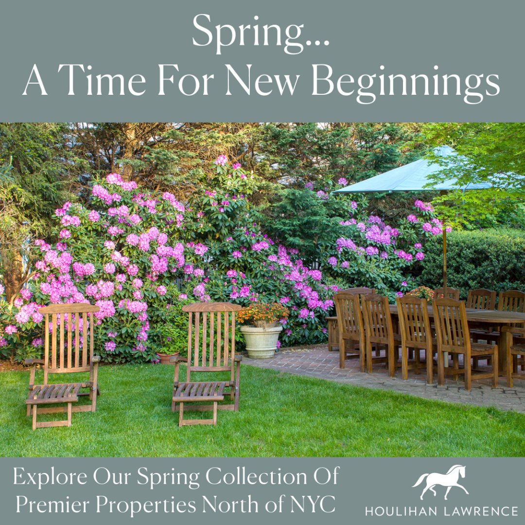 Set your sights on Spring #NorthofNYC. Explore our collection of properties for sale across #Westchester, #Connecticut, and the #HudsonValley. Our #Spring Issue of Gallery of Homes is now available here: hlre.co/GOH_Spring23.