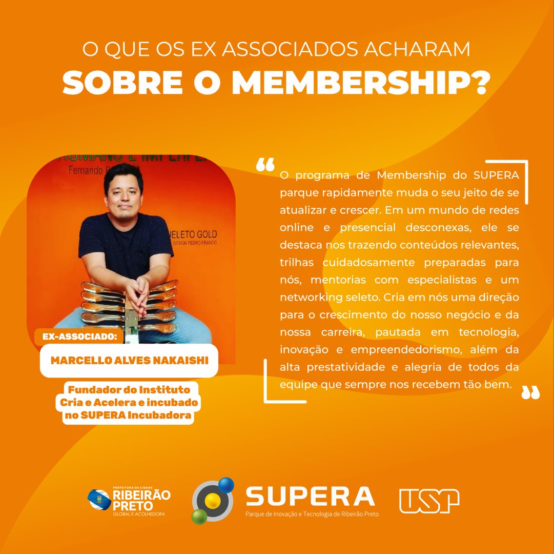superaparque's tweet photo. Marcello Alves Nakaishi, fundador do @criaeacelera, deixou um recado importante sobre o programa SUPERA Membership. Da só uma olhada.
Tem alguma dúvida? Entre em contato conosco pelo direct que direcionamos para o nosso setor!
#superaparque #membership #parcerias #startups https://t.co/KVIl0brrIj