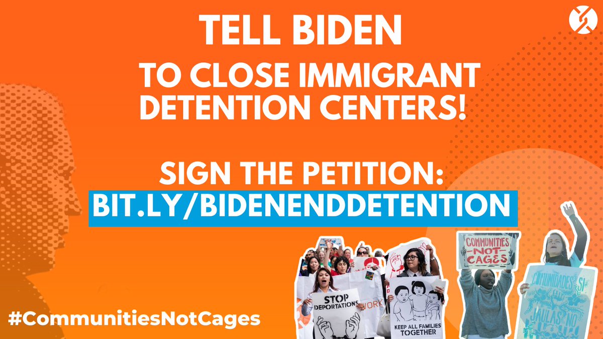 By continuing to ask Congress to fund ICE and the deportation machine, @POTUS has not kept the promises he made to protect immigrant communities. Instead, he is leading an assault on asylum and increasing detention numbers. #CommunitiesNotCages #DefundHate