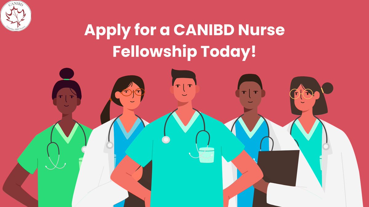 CANIBD's tweet image. The 2023 CANIBD #IBDNurse Fellowship competition is now open!

This year we are offering 3 fellowships valued at up to $2500 each.

The deadline for applications is Friday, June 30, 2023.

Check out the details at: crohnsandcolitis.ca/Research/Canad…