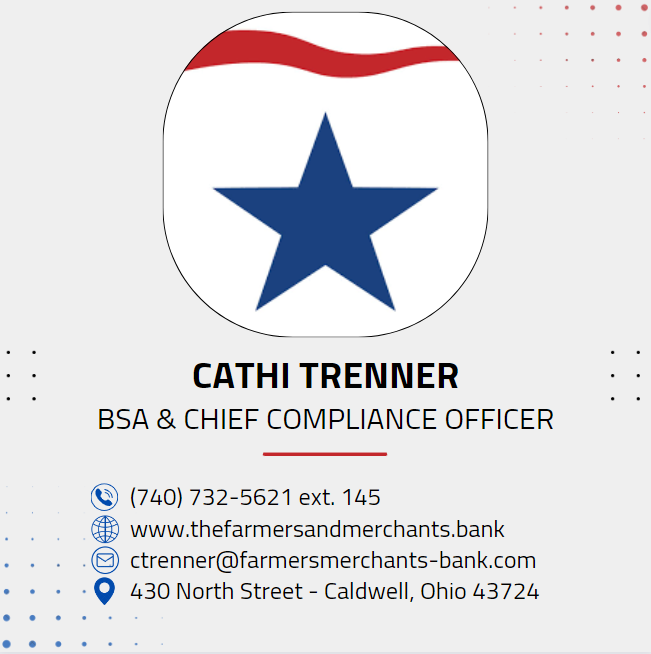 𝓕𝓜𝓑'𝓼 𝓒𝓸𝓶𝓹𝓵𝓲𝓪𝓷𝓬𝓮 𝓞𝓯𝓯𝓲𝓬𝓮𝓻𝓼
Amanda Ballentine, Loan Compliance Officer and Cathi Trenner, BSA and Chief Compliance Officer, perform tasks that detect potential fraudulent activity or regulatory issues within our bank!🏦🔒
#YourHometownBank #ComplianceOfficers