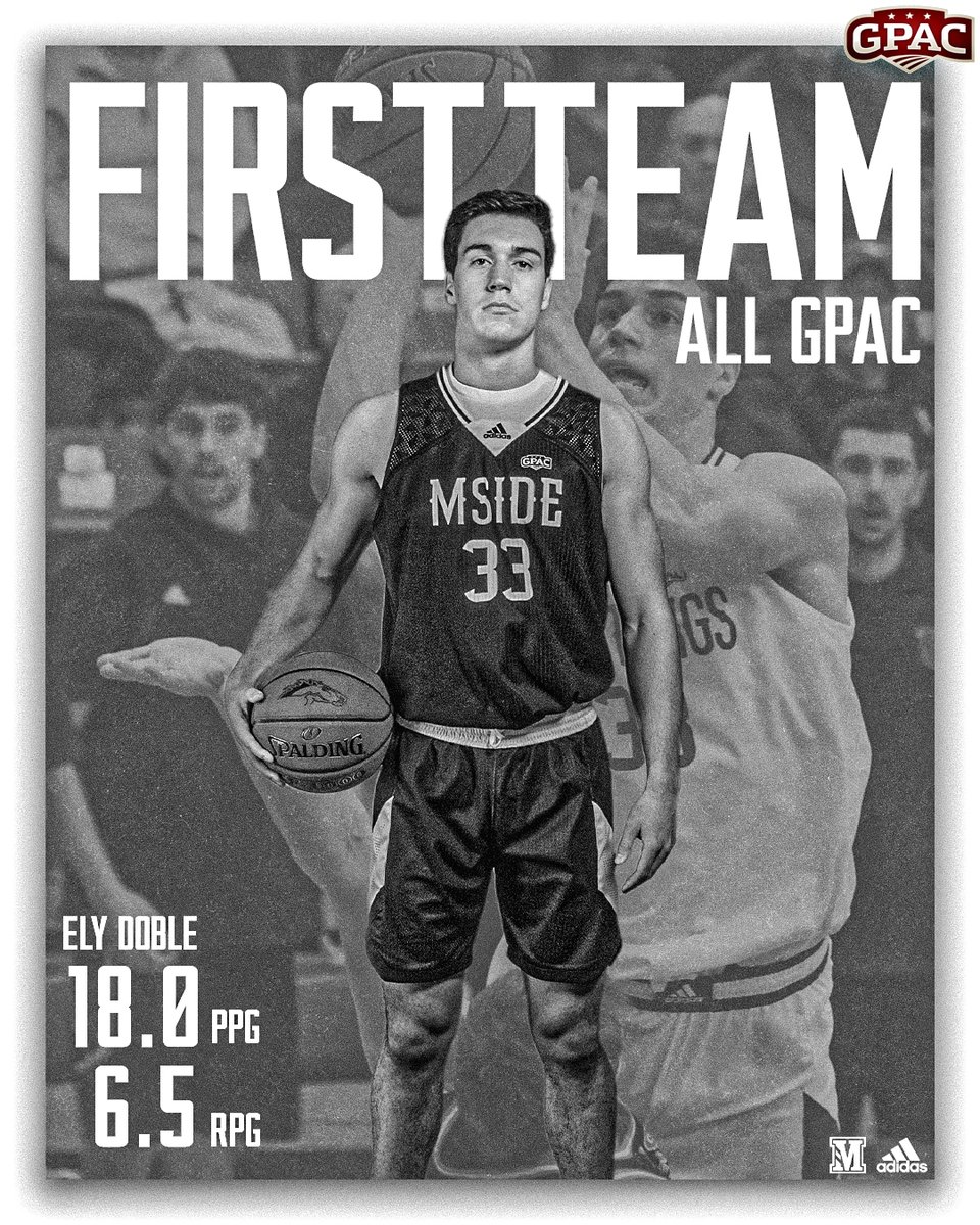 MsideMBB's tweet photo. Congratulations to @elydoble on being named to First Team All-GPAC!

#ALLIN https://t.co/Ki72aTdCwv