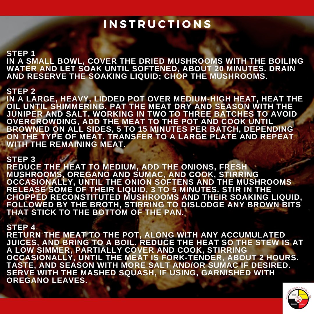 Looking for a healthy recipe to get you through this last leg of winter? Check out this Native recipe for a hearty stew from Sean Sherman, winner of the 2018 James Beard Foundation Book Award for Best American Cookbook.
#NativeAmerican #healthy #indigenousfood #jamesbeardaward