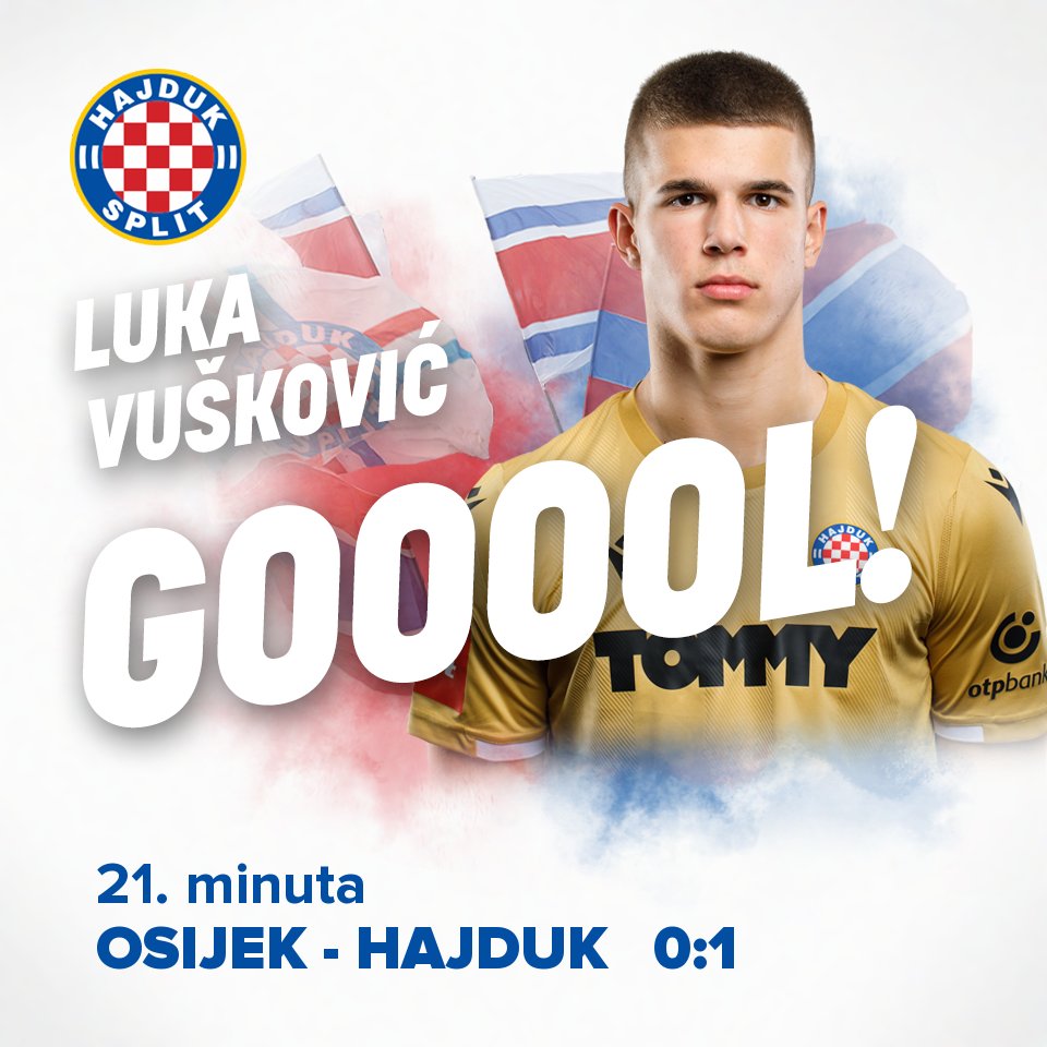 Hajduk - Osijek tickets on sale • HNK Hajduk Split