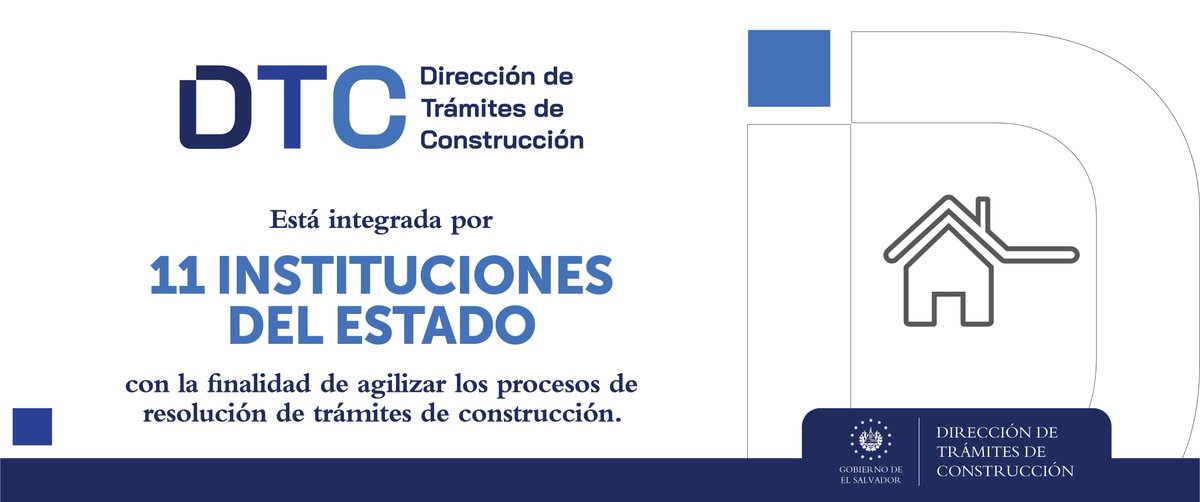 DTC cuenta con delegados de las instituciones encargadas de la entrega de permisos de construcción. Estas entidades continuarán funcionando normalmente, ya que, DTC está enfocada únicamente en el sector construcción.