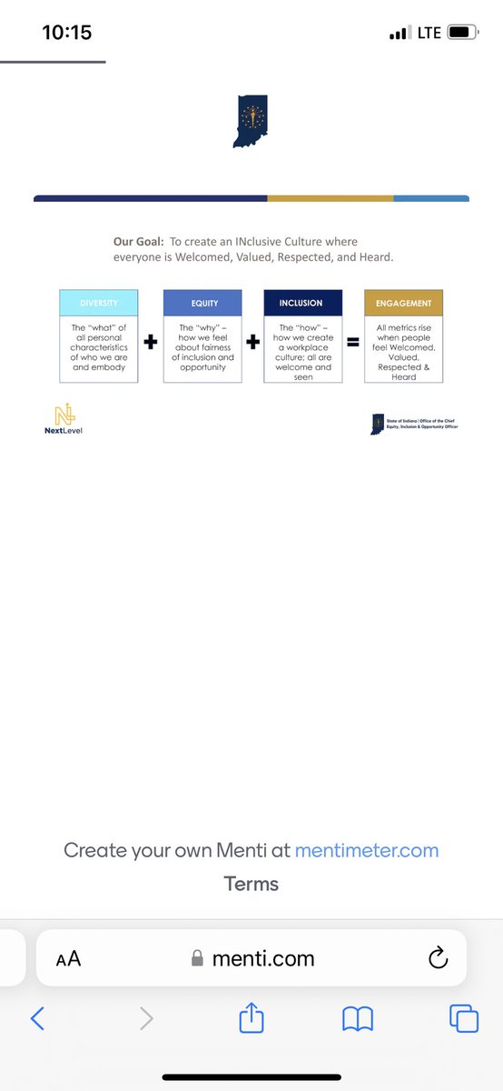 IndianaVR's tweet image. Incredible opportunity to learn more about what we as individuals can do to be better. #inclusionmatters #nextlevelindiana