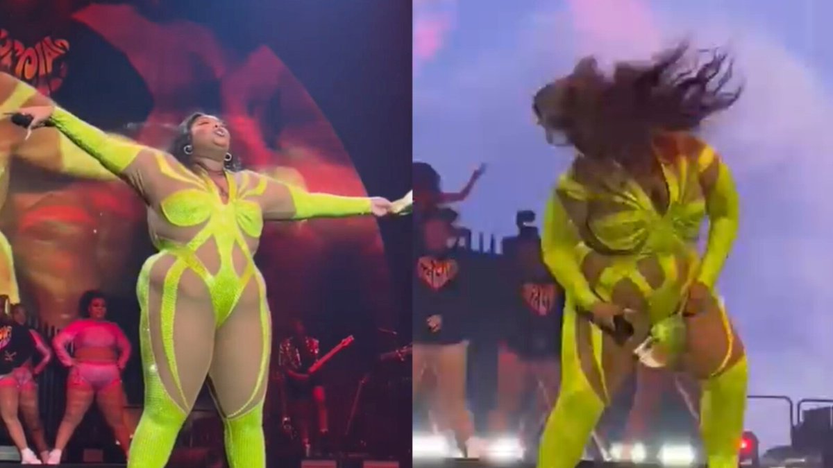 😲OMG! LIZZO played a full-band cover of RAMMSTEIN's "Du Hast" during last night's show in Germany — an expanded follow-up to her previous a capella cover bit.ly/3kEOrBC