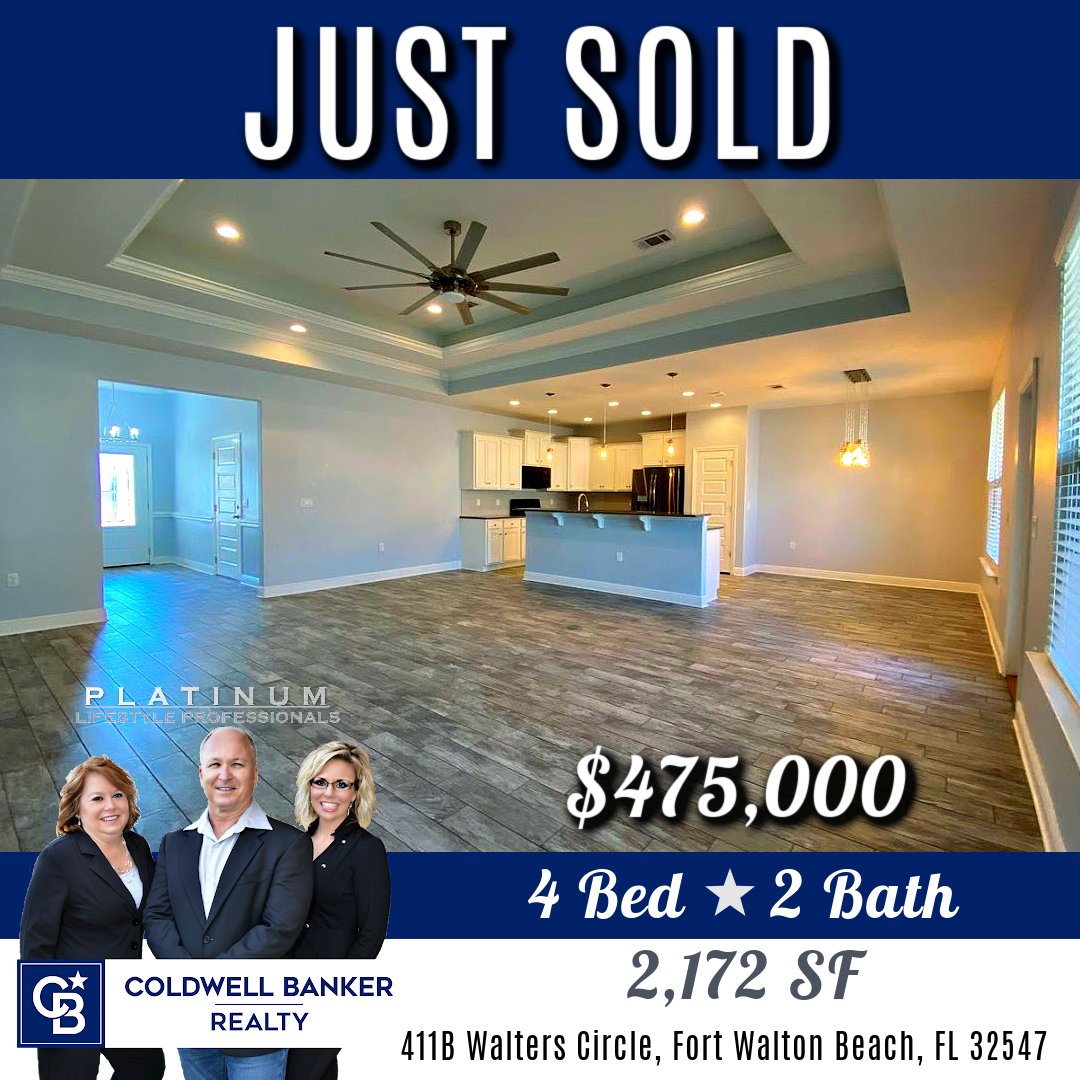 PlatinumProsFL's tweet image. Another Platinum Property JUST SOLD in Fort Walton Beach, FL! Home was built in 2019. The perfect place for entertaining family &amp;amp; friends! Thank you to our seller for always entrusting us with all your real estate needs! 
#platinumproperty #justsoldit #repeatclient #repeatsellers