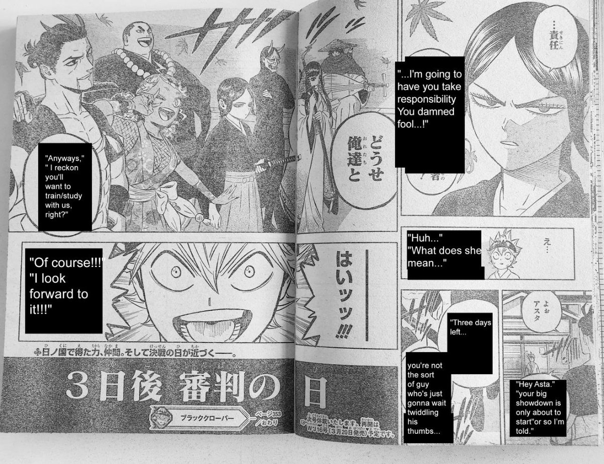 Read Black Clover Chapter 353 Manga Spoilers Online, Release Date and More
