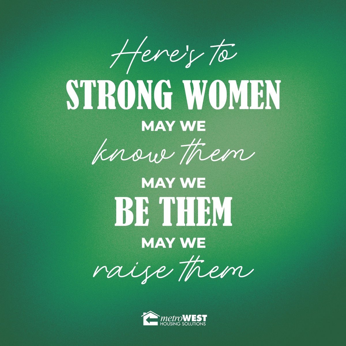 Today we celebrate the women in our community. Happy Women's History Month! #buildingcommunity #strongcommunities