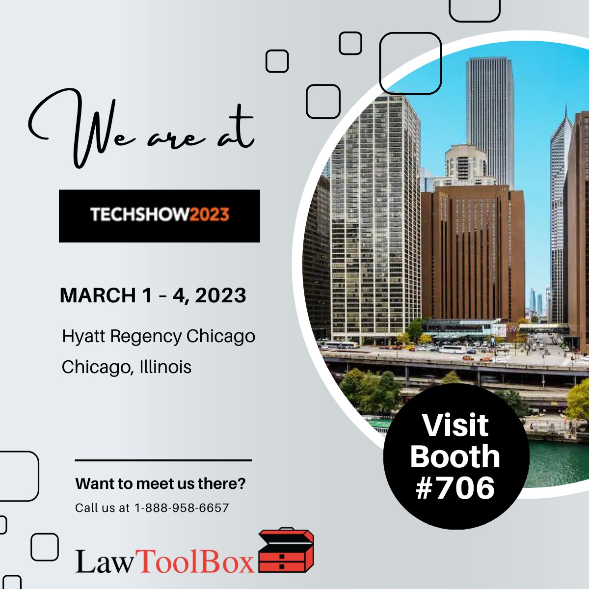 It’s almost time for ABA TECHSHOW 2023! We're excited to sponsor this fantastic event and to meet folks at Booth #706. Come say hi! We'll have some cool giveaways, showcasing some of our latest features. See you soon! #legaltech #abatechshow