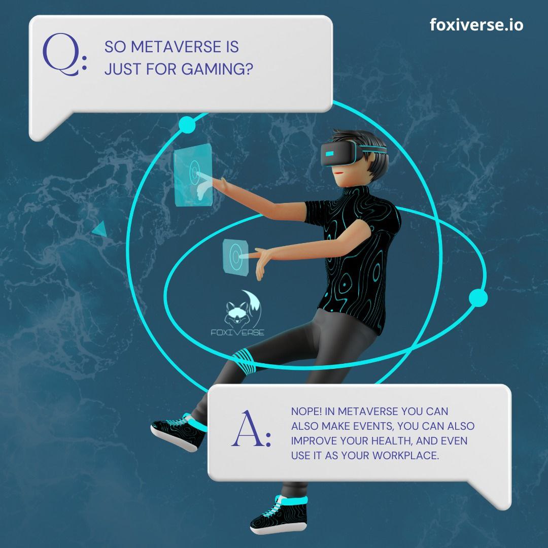 It's time to run your #Business with ease!
The metaverse is growing in value and importance because it gives companies a new means of connecting with customers and collaborating #virtually from anywhere in the world.

Foxiverse.io

#opensea #nft #nftart #token