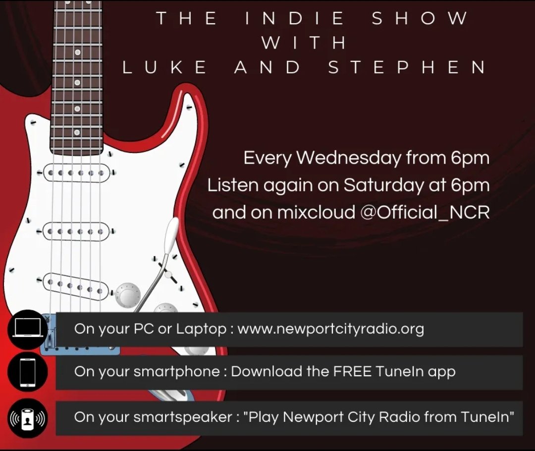 npcityradio's tweet photo. Join Stephen and Luke for a #StDavidsDay special indie show featuring some on the best welsh indie artists around. They also have the normal nerd chat, This Day in music and guess the link. 
Click and Listen below! Or Listen via your speaker.
https://t.co/J5wNj0Y8Qn https://t.co/TGYaGVXsI1