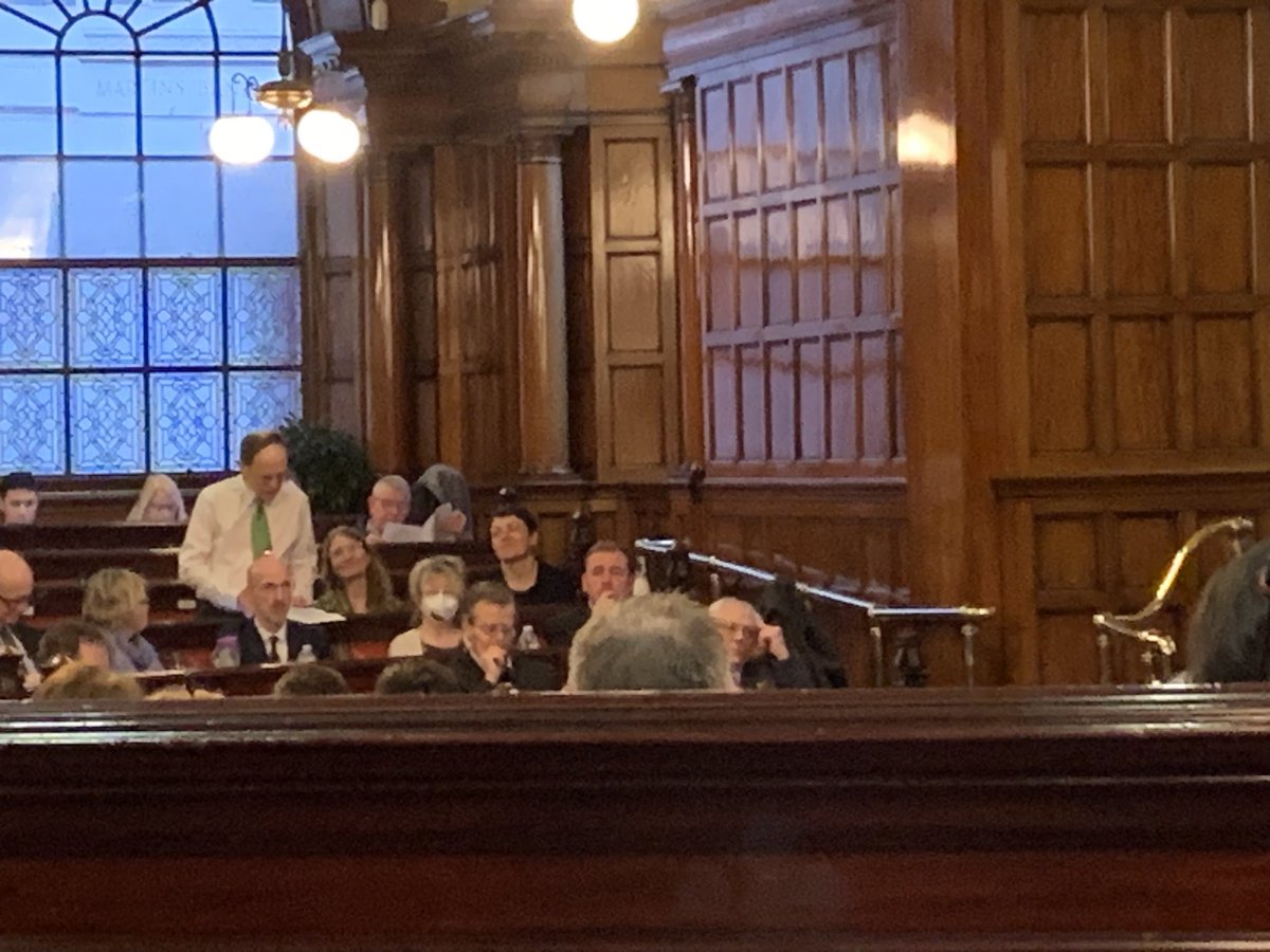 Cllr Lawrence Brown <a href="/GreenbankGreens/">Greenbank Park Greens</a>  addressing the room with his farewell speech - 
Thank you Lawrence for all your hard work and campaigning. A good, genuine and hard working councillor who will be missed. Good Luck and Thank You <a href="/TheGreenParty/">The Green Party</a> 
💚💚