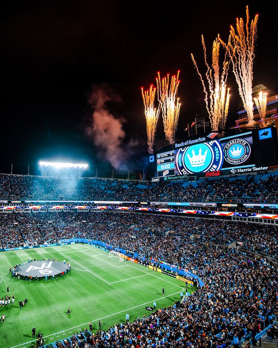 FOS's tweet photo. MLS game attendance totaled 380,502 fans on opening weekend — the most in league history.

(📸: @CharlotteFC) https://t.co/lAVufshhdo