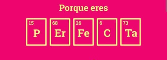 acaso eres un compuesto de fósforo, erbio, hierro, carbono y tántalo?