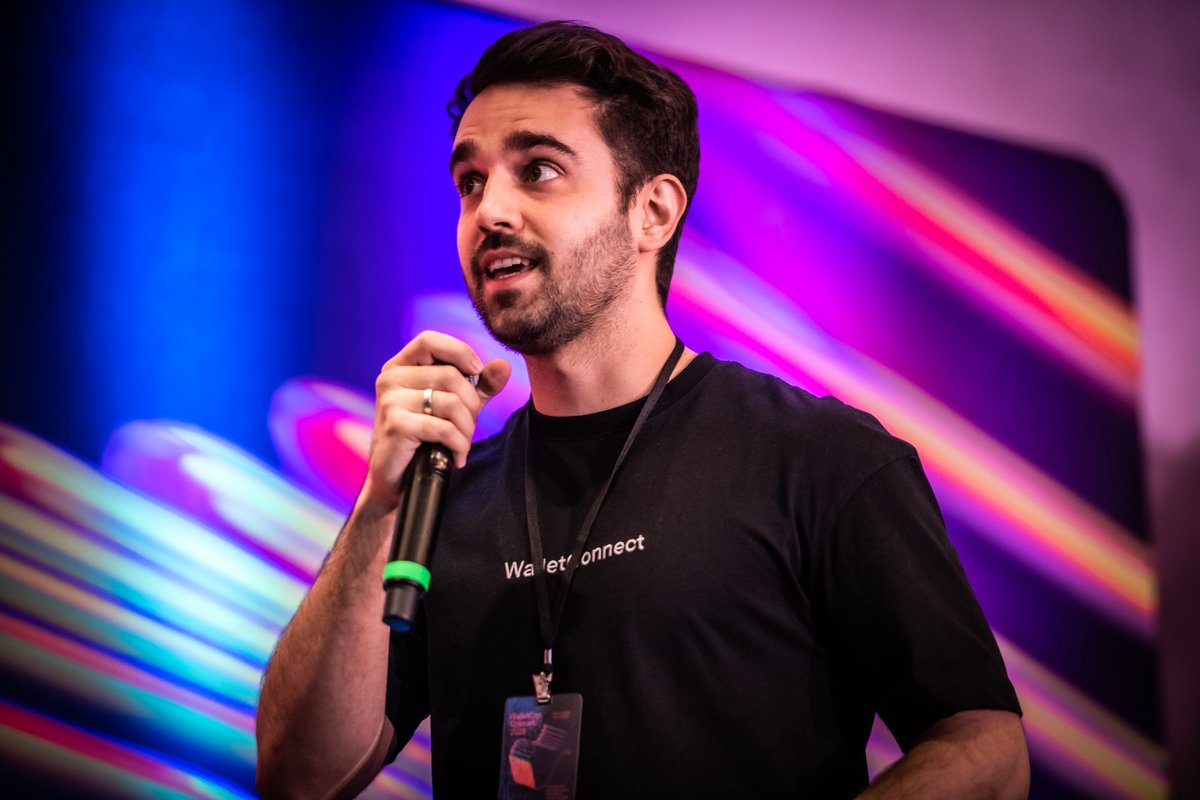 "Thanks to standards, the wallet ecosystem today is more mature, robust, secure and seamless"  🛠

-<a href="/pedrouid/">Pedro Gomes</a>, CEO of <a href="/WalletConnect/">WalletConnect</a>, on the #WalletCon2023 Main Stage