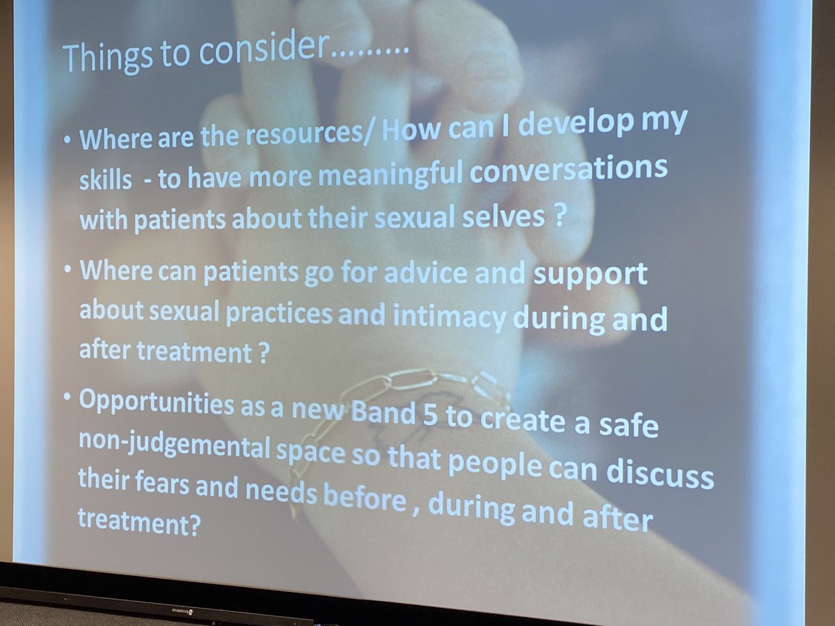 Really enjoyed delivering this important and interactive session with our students today, with the fabulous Jane Hall from a Lincoln Radiotherapy Centre #openconversation #sexualwellbeing #lateeffects #supportedselfmanagement