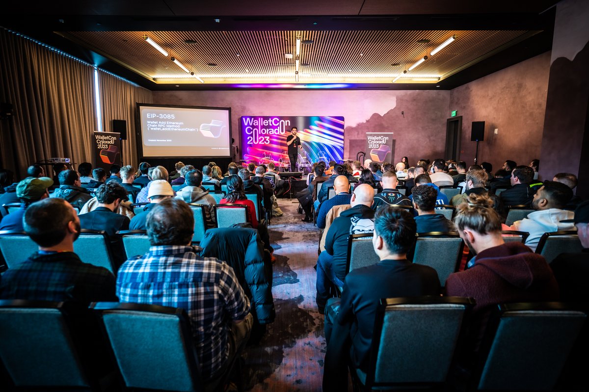 "We have just about every wallet in the room today...the ecosystem is here. If you want to build something, this is the place to do it" 🌏

-<a href="/pedrouid/">Pedro Gomes</a>, CEO of <a href="/WalletConnect/">WalletConnect</a>, on the impact of #WalletCon2023