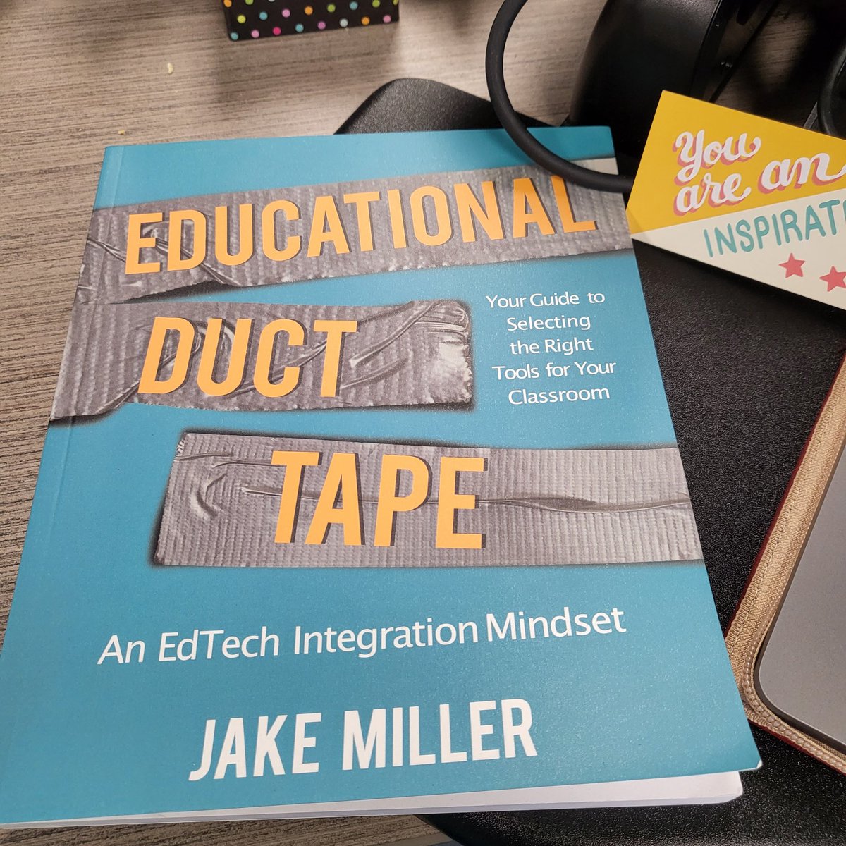 Thank you thank you thank you @JakeMillerTech ! Receiving this made my day! #edtech #EduDuctTape